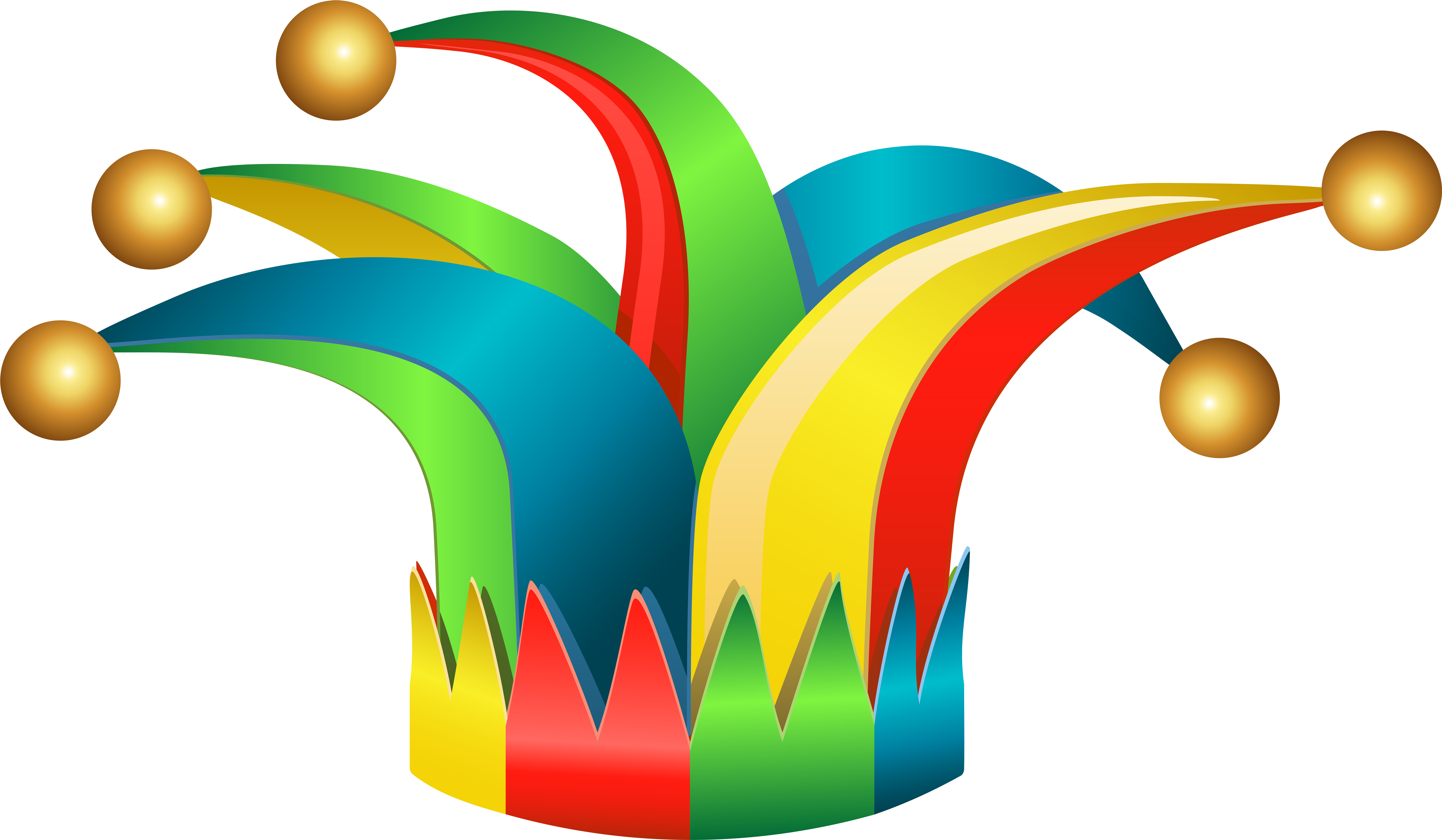 Jokester Hat Png Clip Art - Jokester (8000x4698), Png Download
