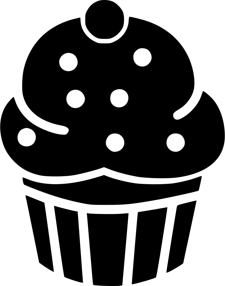 Png File Svg - Cupcake (770x980), Png Download