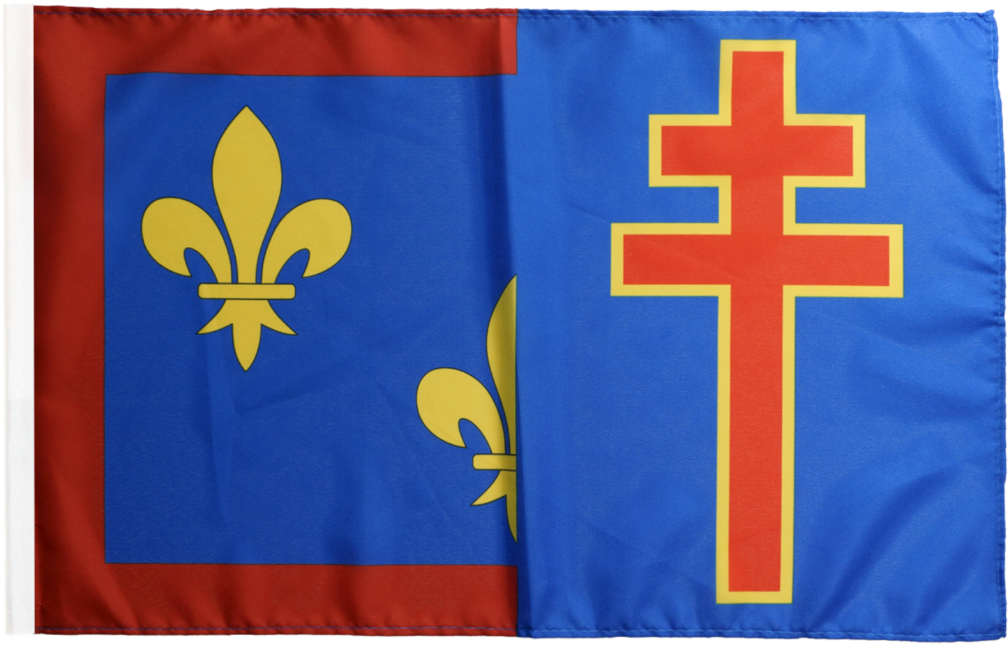 Drapeau France Maine Et Loire - Cross (1500x998), Png Download