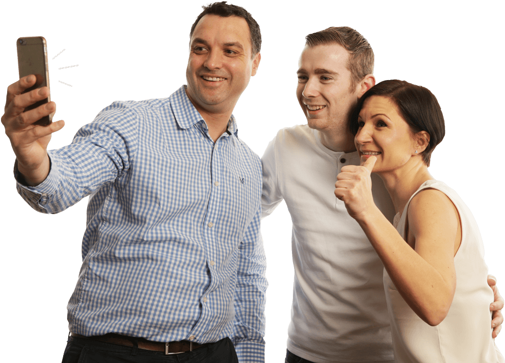 Selfie - Conversation (1000x719), Png Download