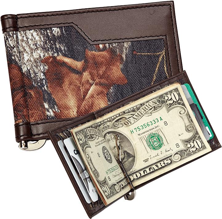 De Clipe Da Camuflagem Do Couro Pocket - Weber's Camo Nylon Bi-fold Wallet W/ Clever Clip 200831 (768x1024), Png Download