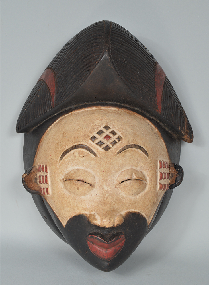 Punu Mukudj Mask - Mask (1000x1000), Png Download
