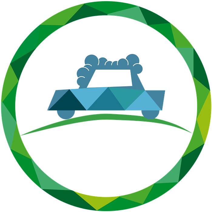Why Gosh Car Wash - Electric Vehicle Logo (699x700), Png Download