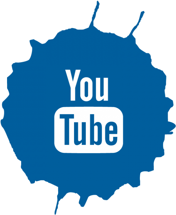 Youtube Paint - Youtube Logo Black (768x768), Png Download