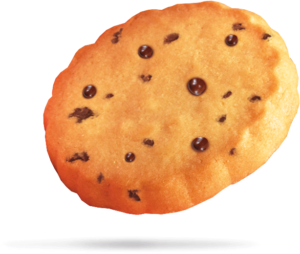 Frolle Al Burro Con Gocce Di Cioccolato - Butter Cookie (800x800), Png Download