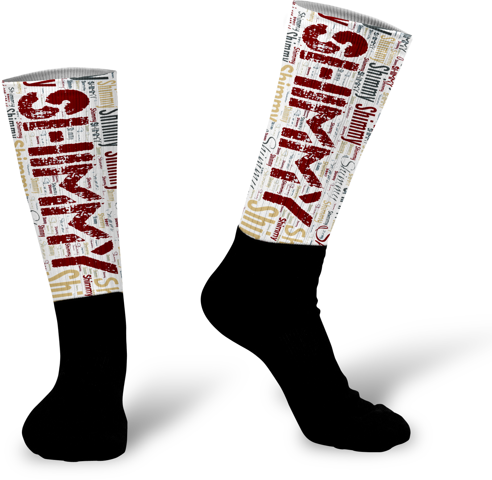 Personalized Word Art Socks - Photograph (2000x1600), Png Download