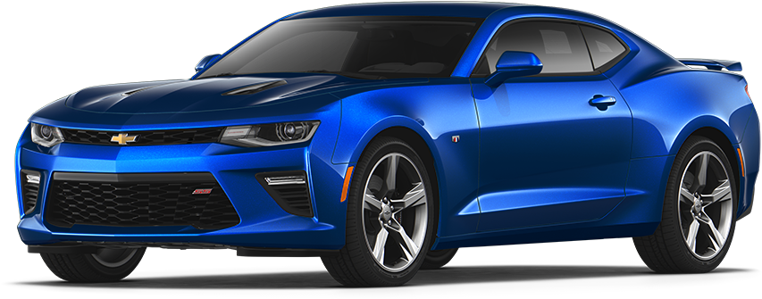 Tu Auto Deportivo Azul Electrico - Chevrolet Camaro Negro 2018 (857x461), Png Download