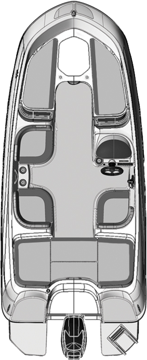 Opposing Port Side Seating • Simple Yet Comfortable - Florida (500x1201), Png Download