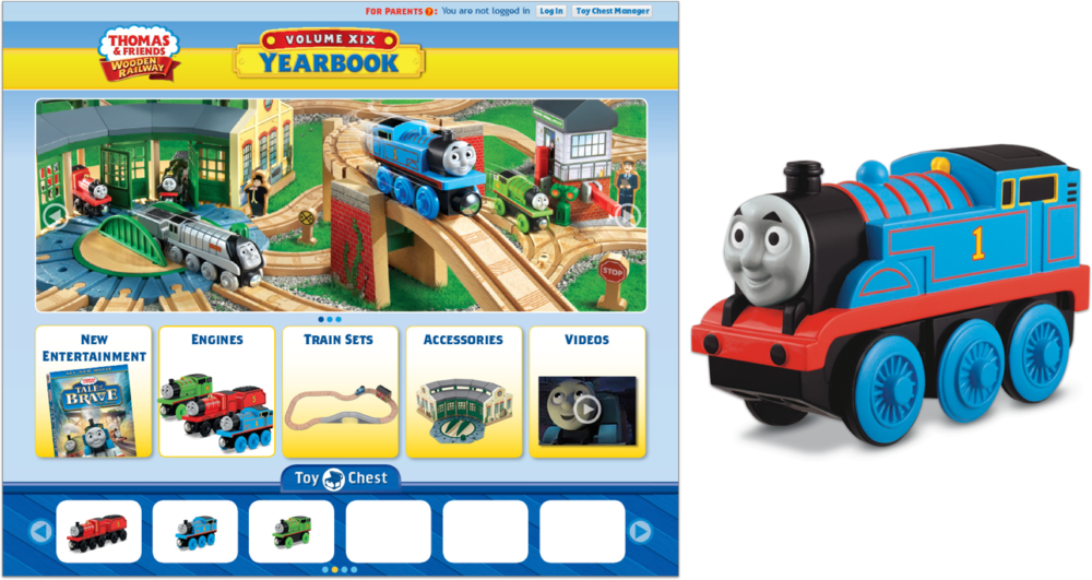 Thomas Wooden Railway Yearbook Website (1000x531), Png Download