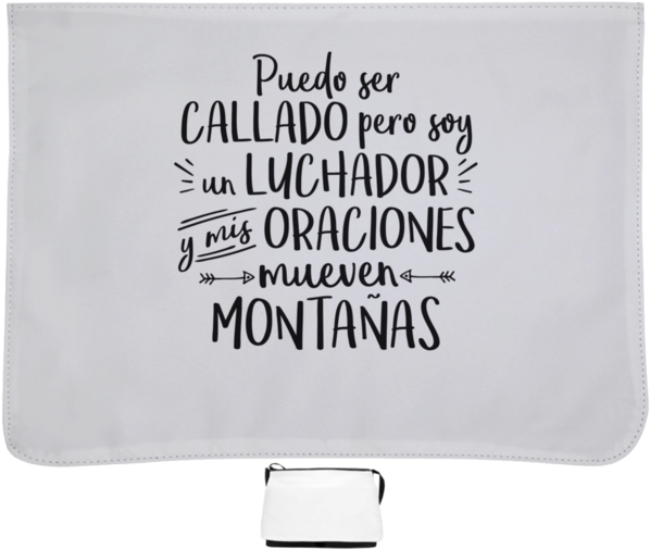 Puedo Ser Callado Pero Soy Un Luchador Y Mis Oraciones - T-shirt (600x600), Png Download