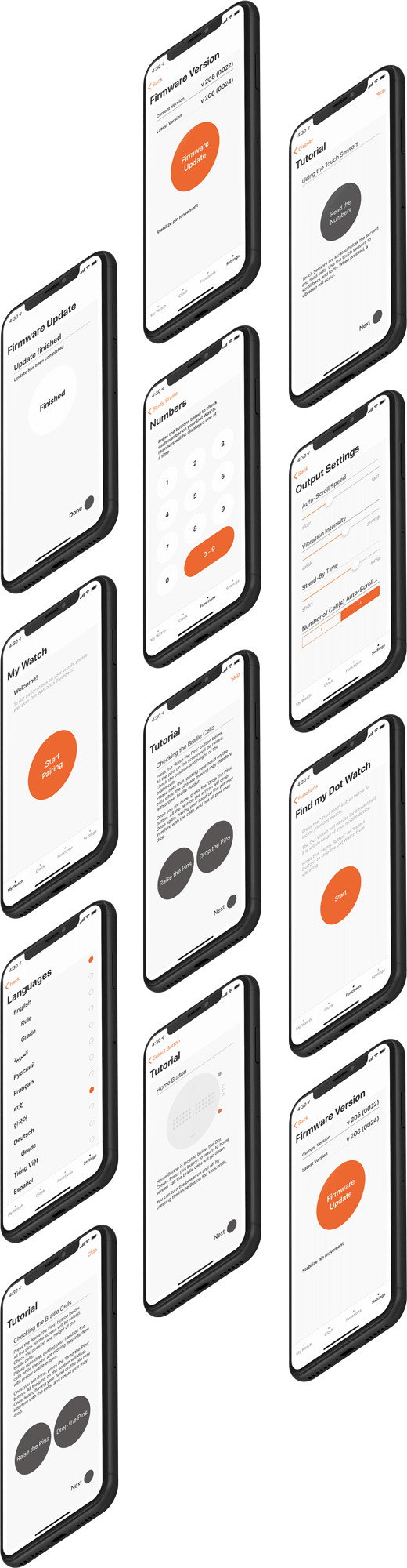 Here You Can Download The Dot Watch Companion App For - Watch (520x2000), Png Download