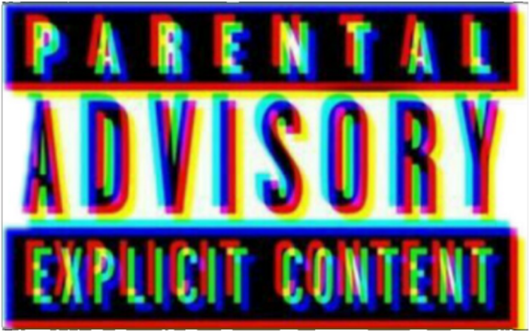 Glitch Tumblr Tumbler Tumblrsticker Parental Advisory - Parental Advisory Explicit Content Glitch (1773x1773), Png Download
