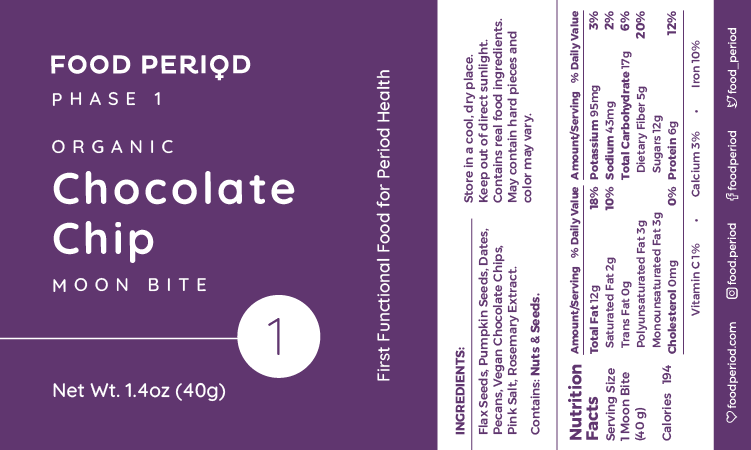 Organic Chocolate Chip Chocolate Hazelnut Moon Bites - Chocolate (751x450), Png Download