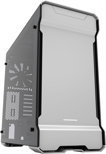 Zoom - Phanteks Enthoo Evolv Atx Tempered Glass Galaxy Silver (700x700), Png Download