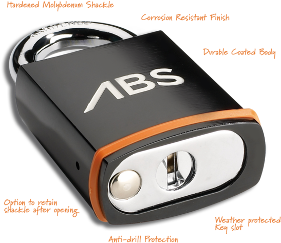 Abs Padlocks - Avocet Abs Padlocks (600x533), Png Download