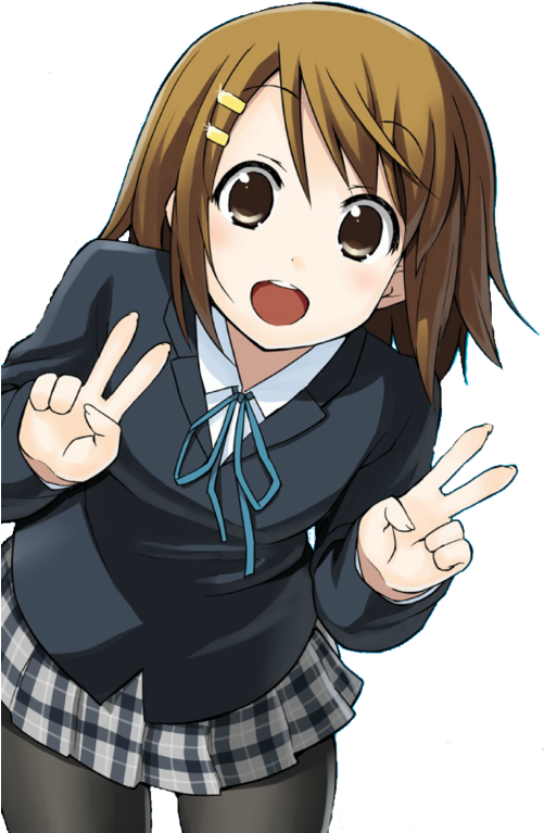 Anime Girl, K-on, And Kawaii Image - K On Manga (500x852), Png Download