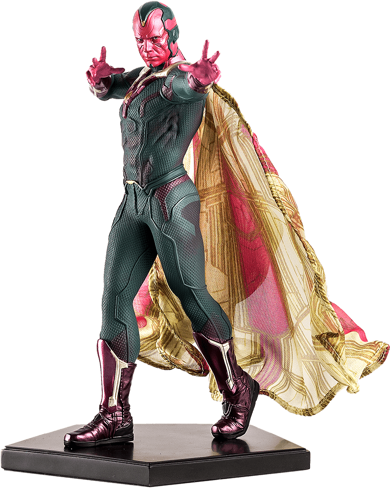 Estatua Vision 1/10 - Captain America 3: Civil War - Vision 1:10 Scale Statue (800x1000), Png Download