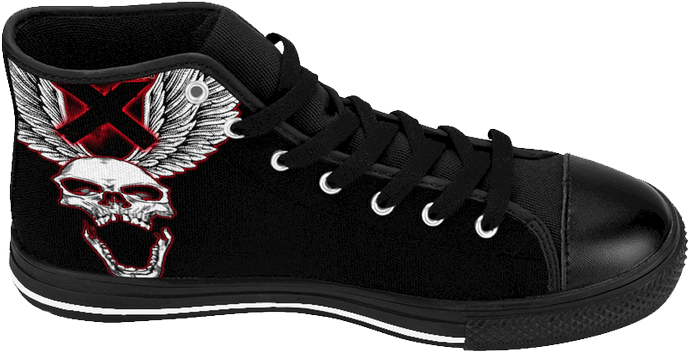 High Tops Sneakers/ Wings Of Mercy - Customstyle4u Deadpool #18 Men's Classic High Top Canvas (936x597), Png Download