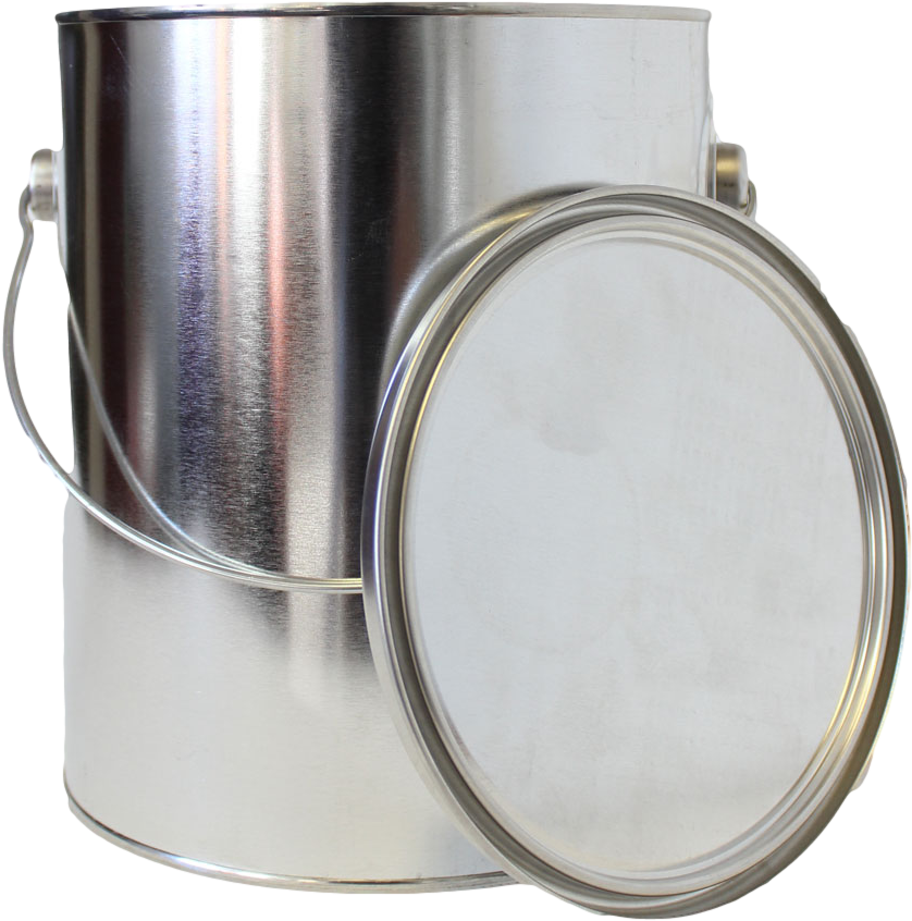 1 Gallon Tin Paint Can Unlined With Plug And Bail - Paint Can Lids Png (1000x1000), Png Download