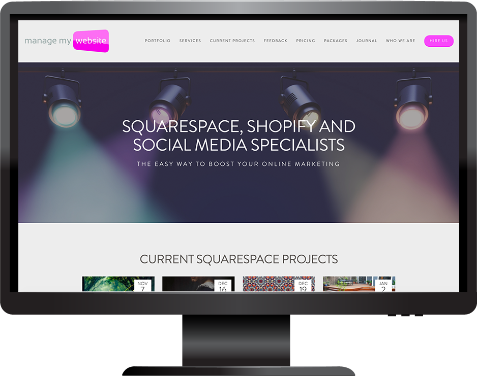 Digital Agency Squarespace Website Hayden Template (938x741), Png Download