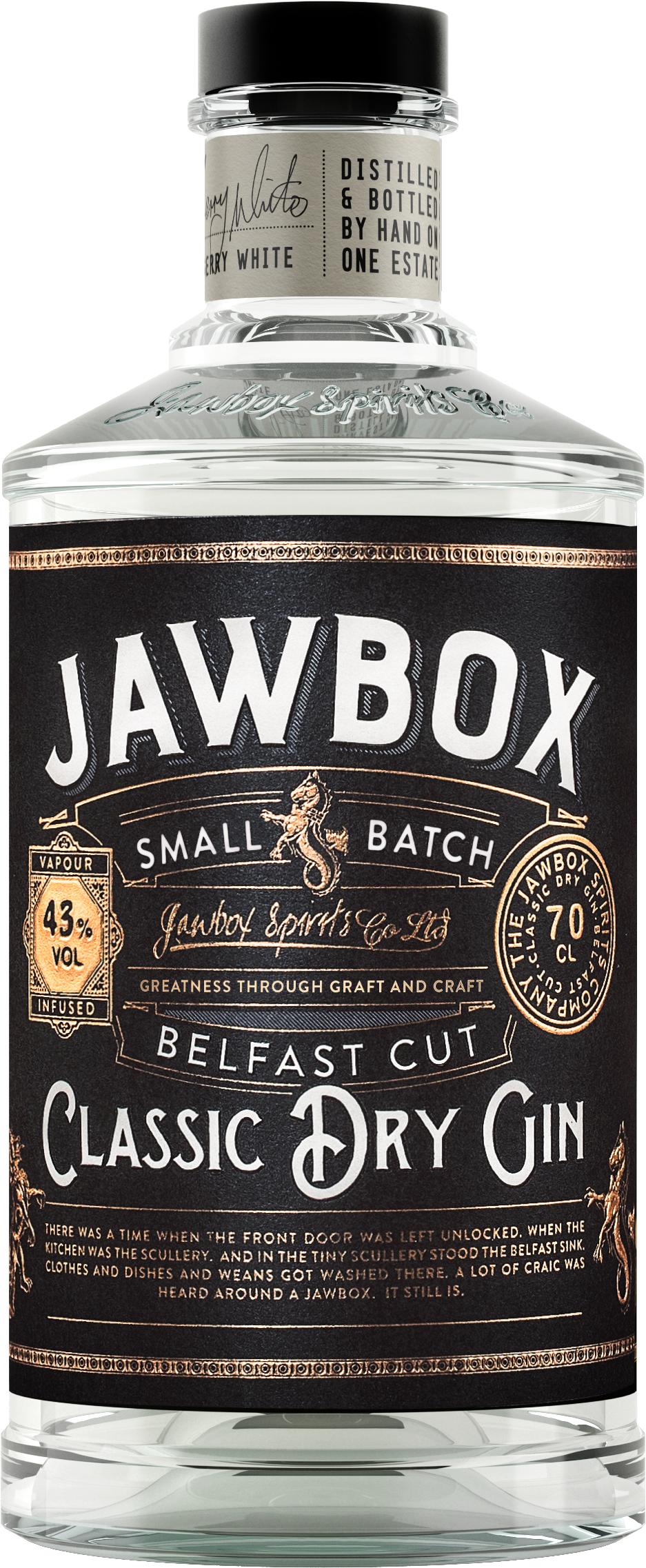 Jawbox Classic Dry Gin - Jawbox Gin (776x1176), Png Download