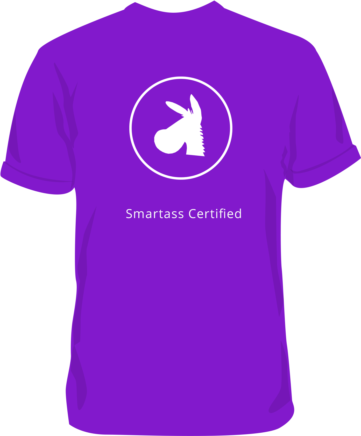 Smartass Shirt Smartass Shirt - Smartass (1800x2000), Png Download