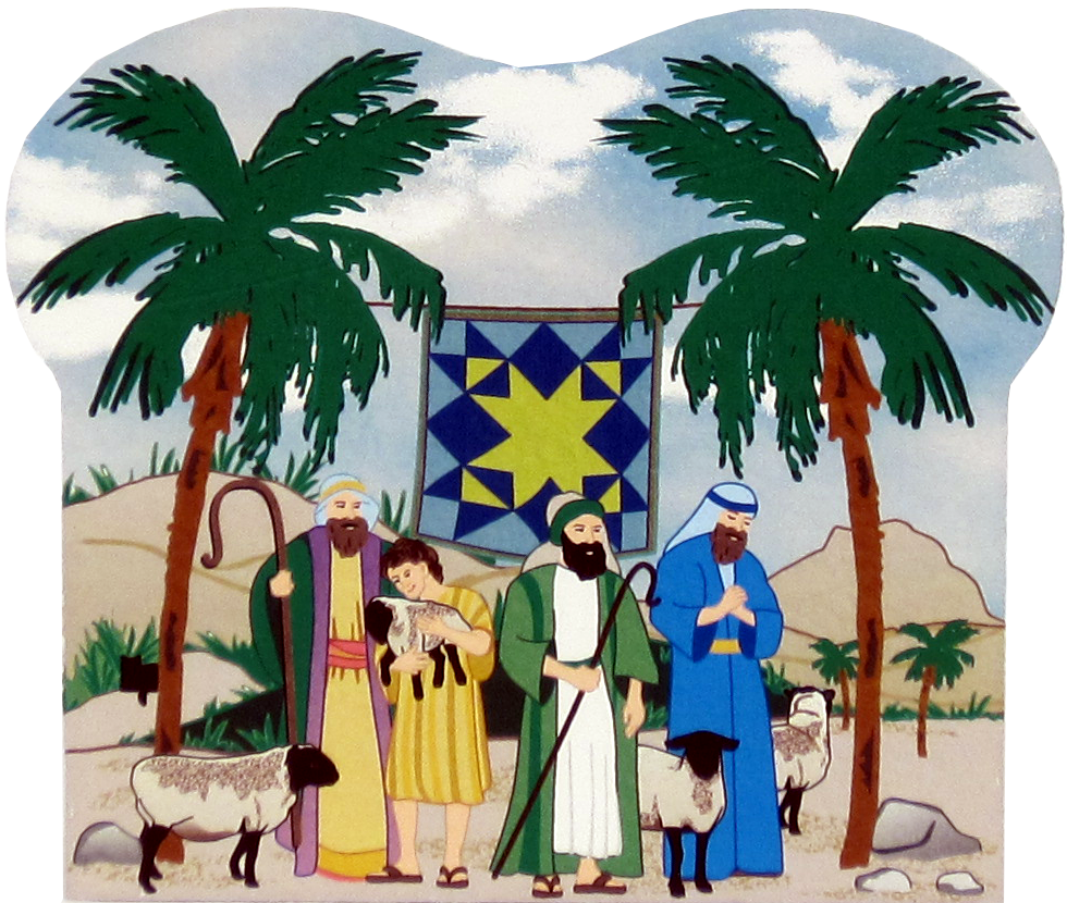 Village Nativity Hd (980x830), Png Download