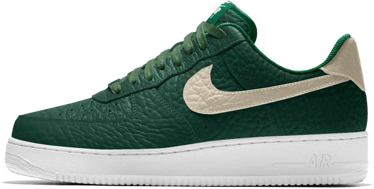 All 30 Team Logos Are Available Now On Nikeid - Nike Air Force 1 Bucks (1500x1500), Png Download