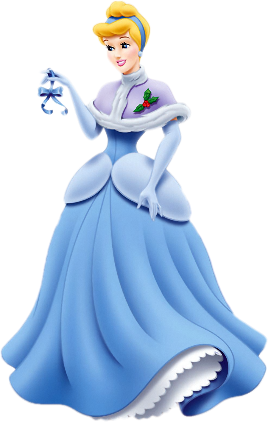 Cinderella /gallery - Disney Princess Cinderella Christmas (900x1417), Png Download