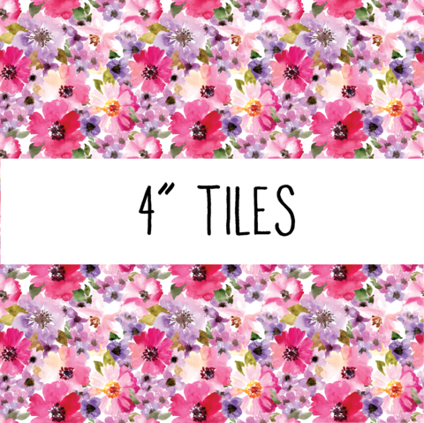 Watercolor Floral Patterned Vinyl - 2017 Bold Blossoms Do It All Wall Calendar - Book (480x479), Png Download