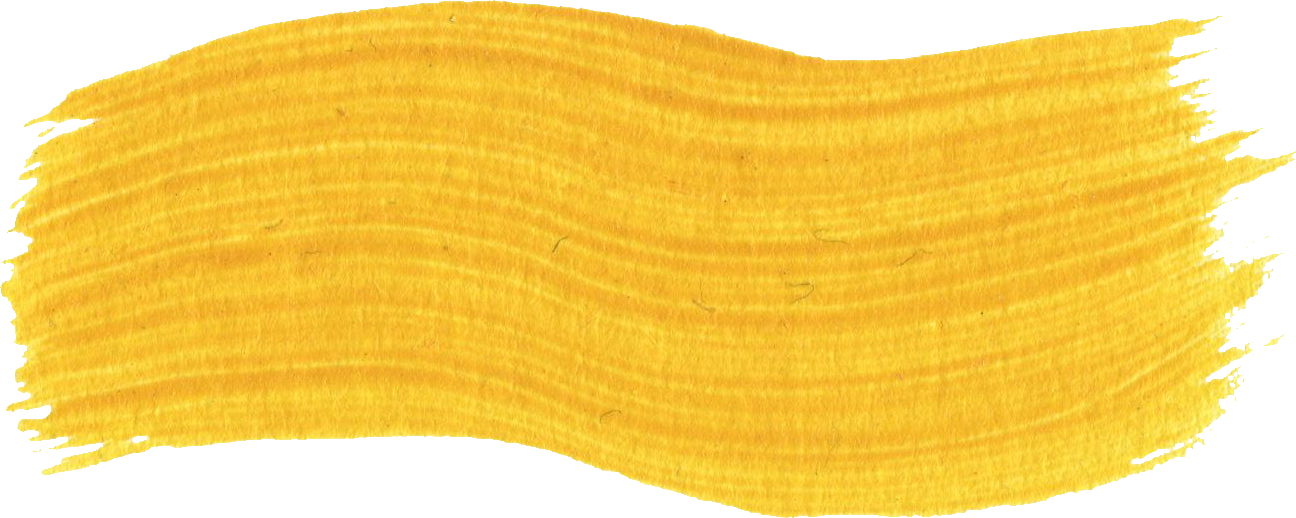 Orange Transparent Brush Stroke - Paintbrush (1296x518), Png Download