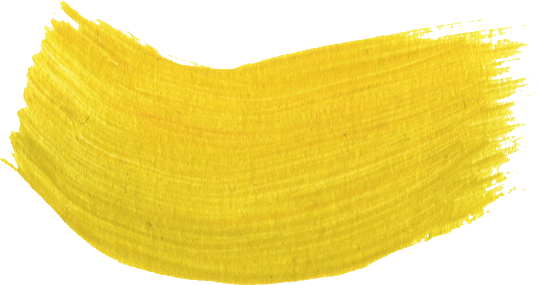 Free Download - Yellow Brush Stroke Png (1102x582), Png Download