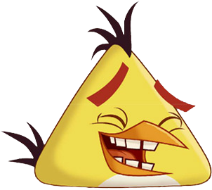 Chuck Angry Birds - Cuck Angry Birds (400x363), Png Download