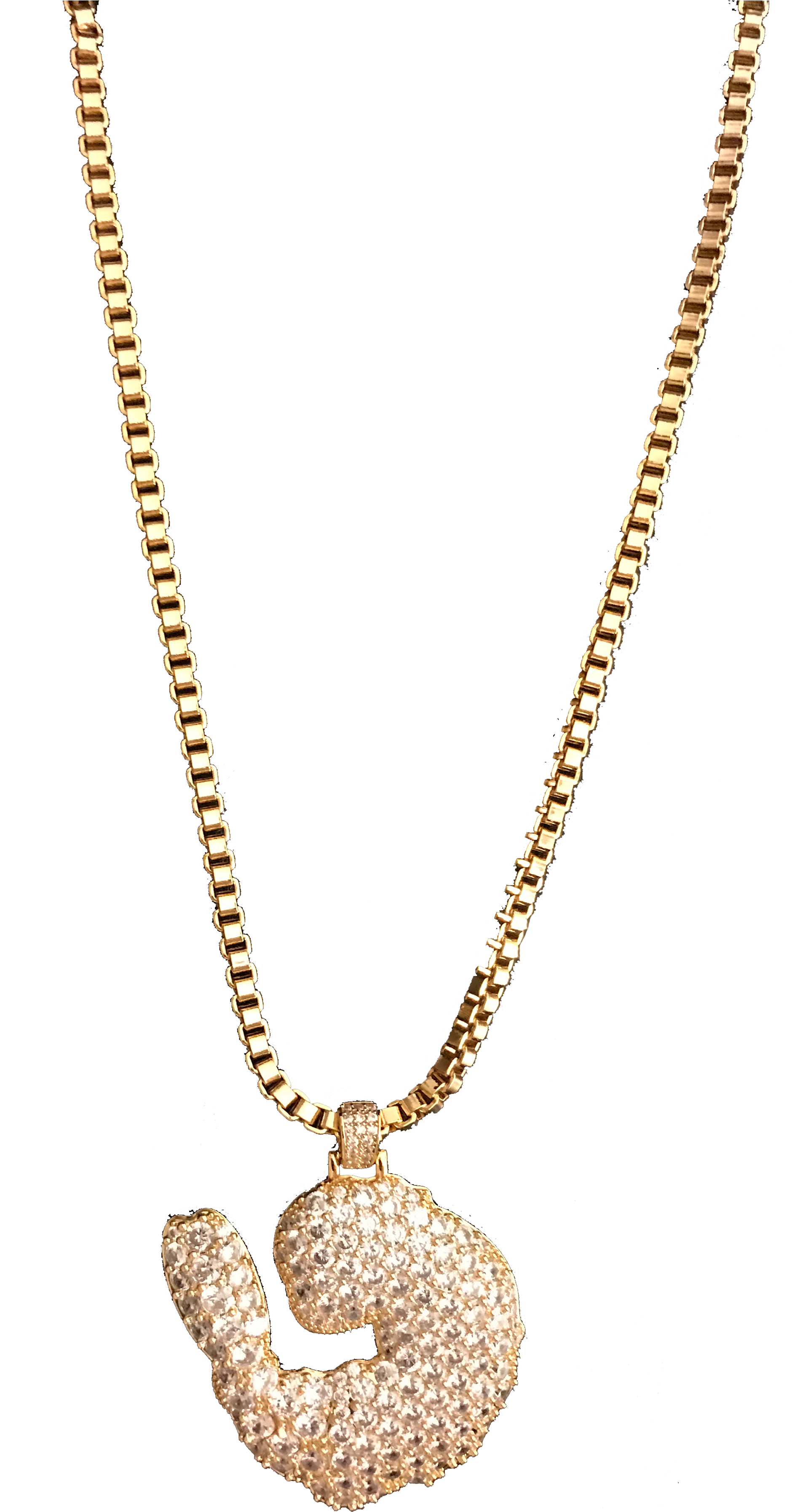 Supreme Patty Jumbo Shrimp Chains - Necklace (2550x4200), Png Download