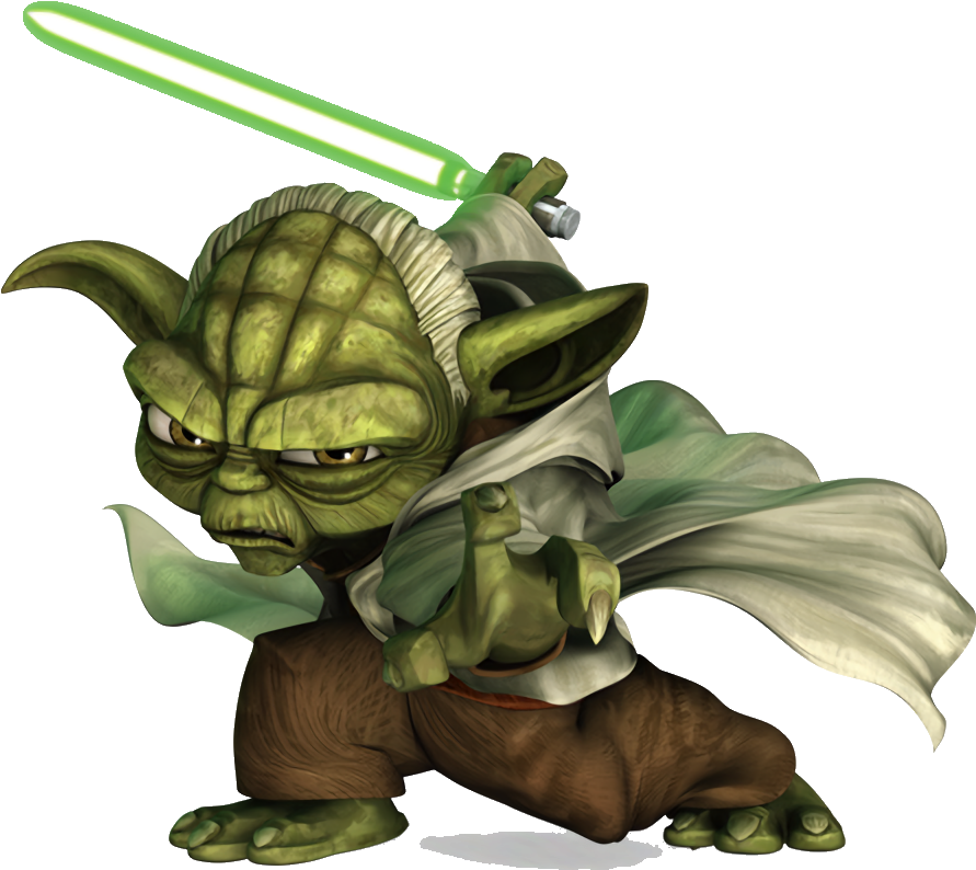 Yoda Clone Wars - Yoda .png (926x876), Png Download
