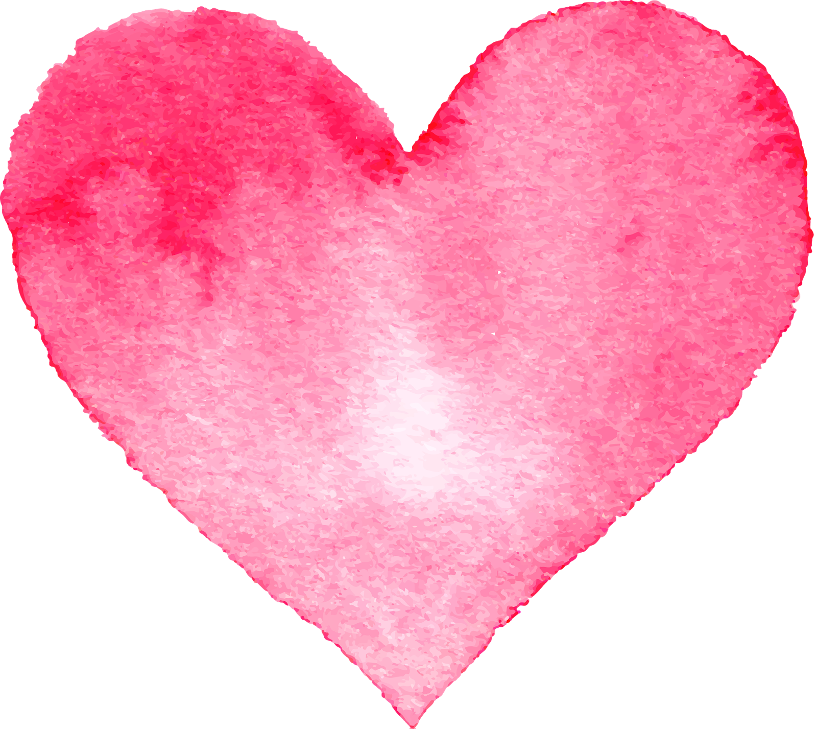 Free Geschlechterdiskurse In Den Medien - Heart Watercolor Painting (1600x1427), Png Download
