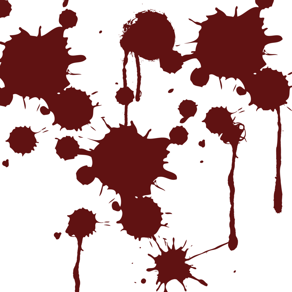 Blood Splatter 1 By Drakonias115 On Clipart Library - Blood Drawing Png (1024x1024), Png Download