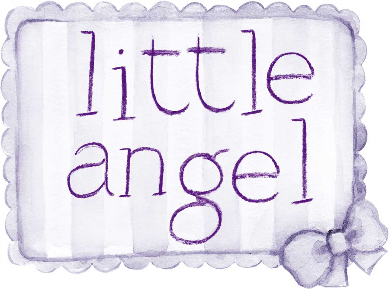 Little Angel Baby - Watercolor Painting (1280x950), Png Download