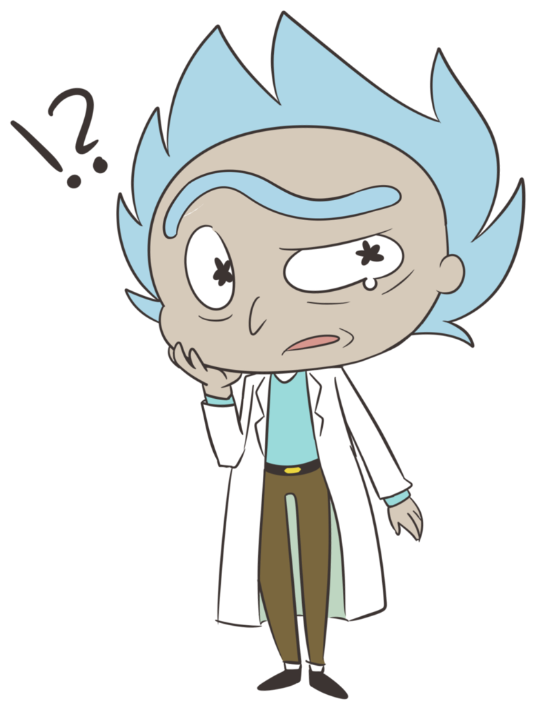 Rick And Morty - Rick And Morty Chibi (777x1029), Png Download