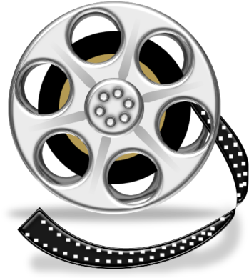 Film Reel Icon Png (400x400), Png Download