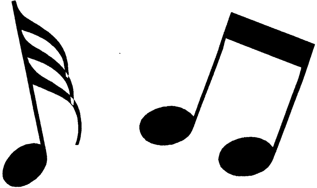 Music Notes Png Clipart - Music Notes Clipart Png (1024x618), Png Download