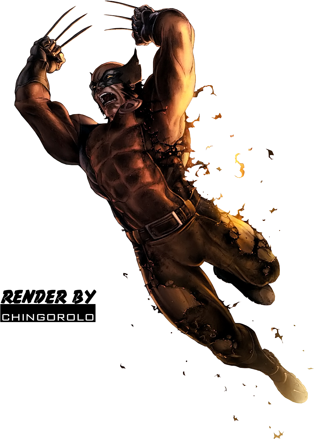 Wolverine By Chingorolo - Wolverine Png (1280x1579), Png Download