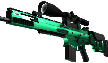Download Transparent Scar-20 Emerald - Cs Go Scar 20 Emerald - PNGkit