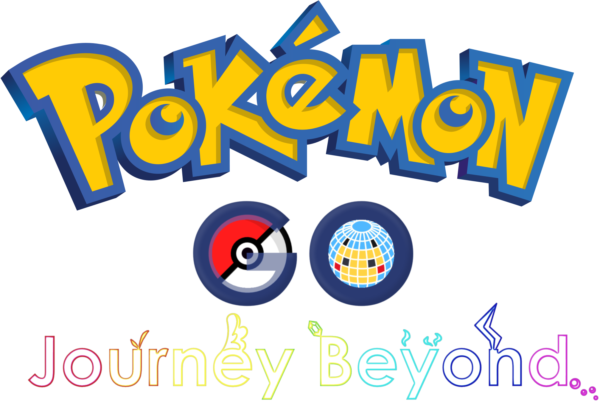 Pokemon Go Journey Beyond Logo - Pokemon 9-pocket Portfolio: Pikachu (2200x1400), Png Download