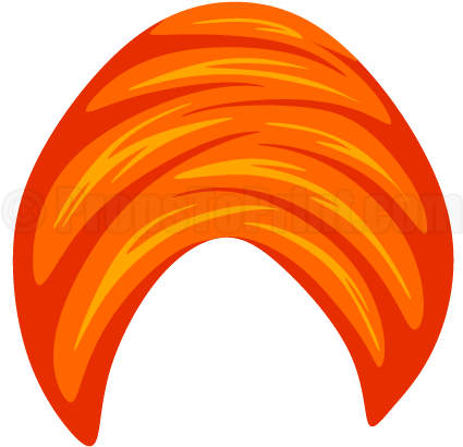 Turban Photo Booth Props (458x593), Png Download