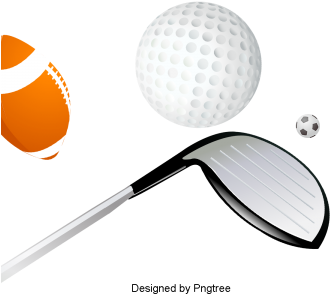 Cartoon Sports Fitness Equipment - Speed Golf (360x360), Png Download