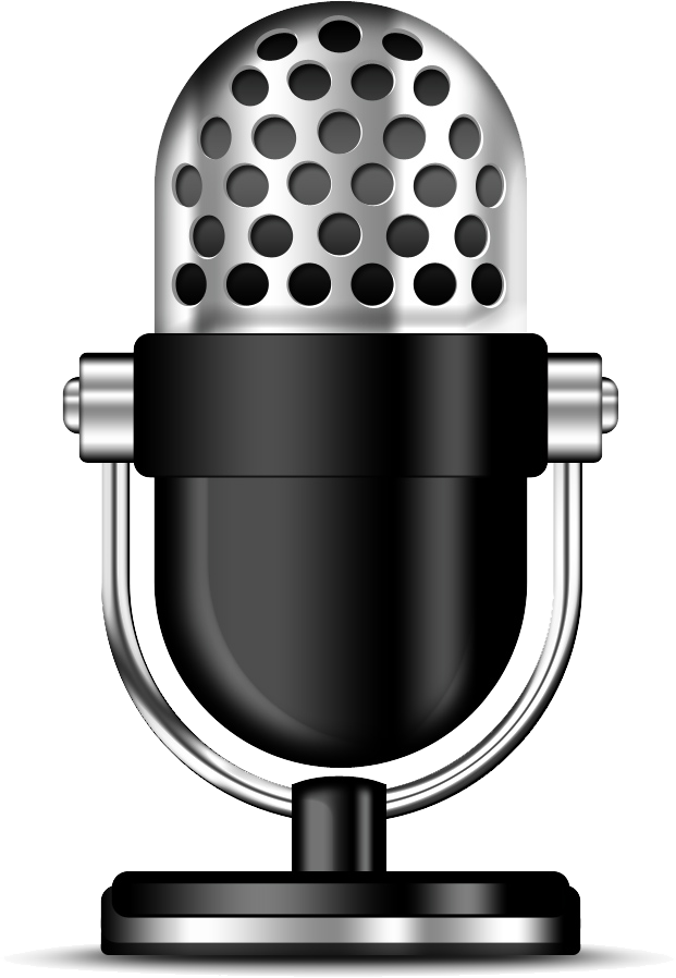 Logo Microphone Png (621x898), Png Download