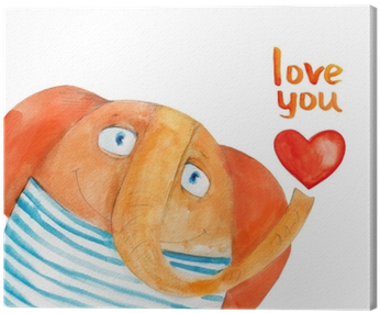 Orange Elephant In Striped Shirt With Balloons - Birthday (400x400), Png Download