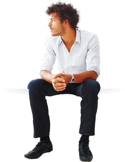 People Top View, Cut Out People, People Png, Tree People, - Man Sitting Png (409x528), Png Download