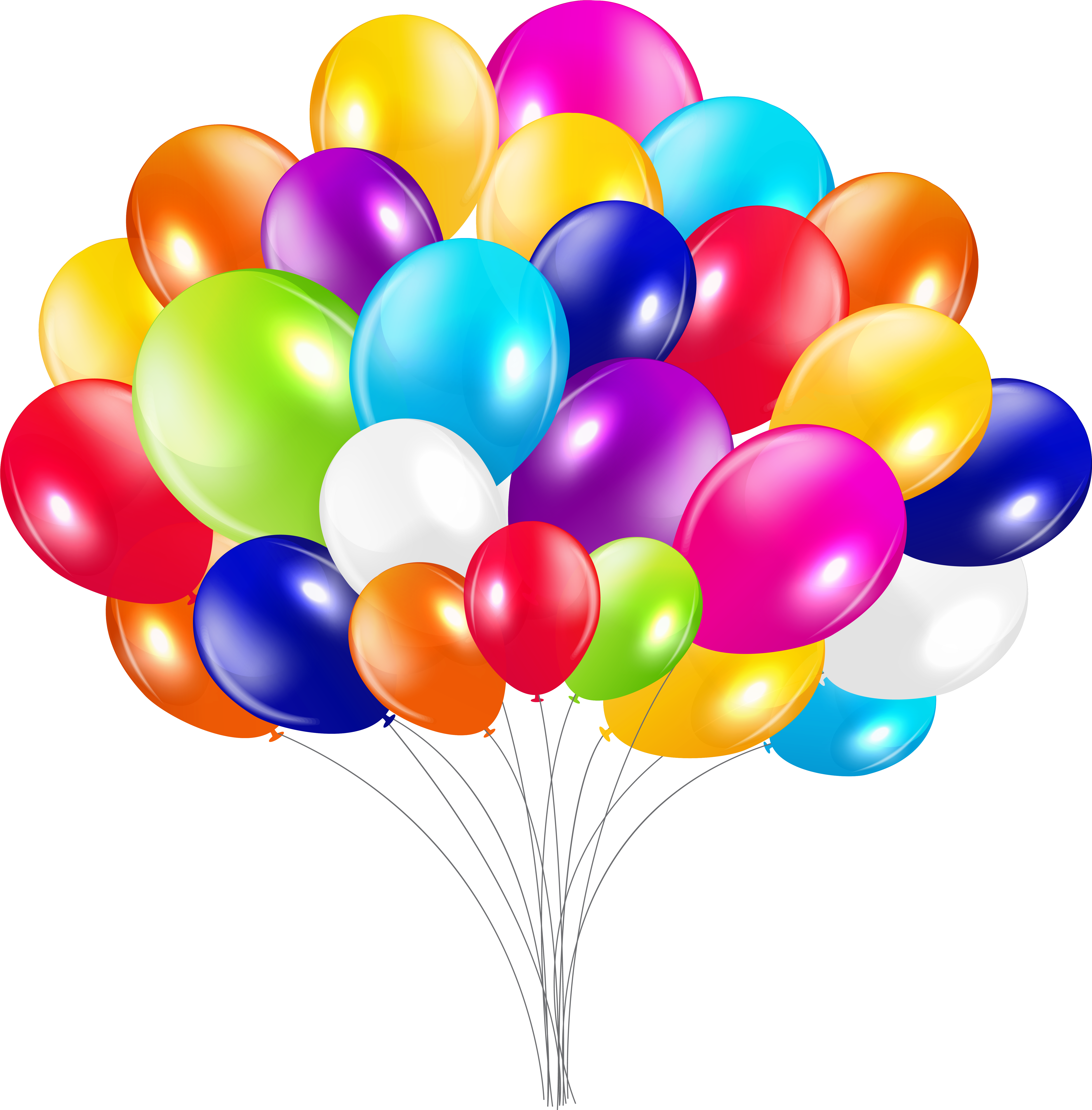 Balloons Png (6262x6276), Png Download